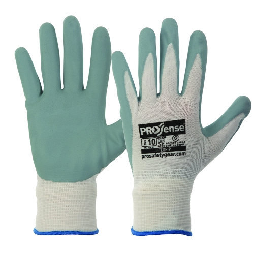 GLOVE NITRILE FOAM COATED ON NYLON LITE-GRIP EXCELLENT GRIP - MED